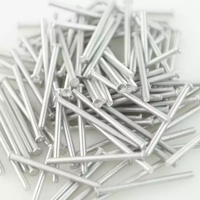 Product image extreme close up of Aluminium Alloy Capacitor Discharge Weld Studs M3 x 40mm Length