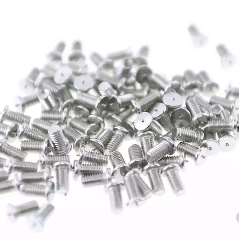 Stainless Steel CD Weld Studs M3 x 6mm Length 