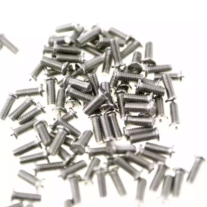Stainless Steel CD Weld Studs M3 x 8mm Length (A2 spec.)