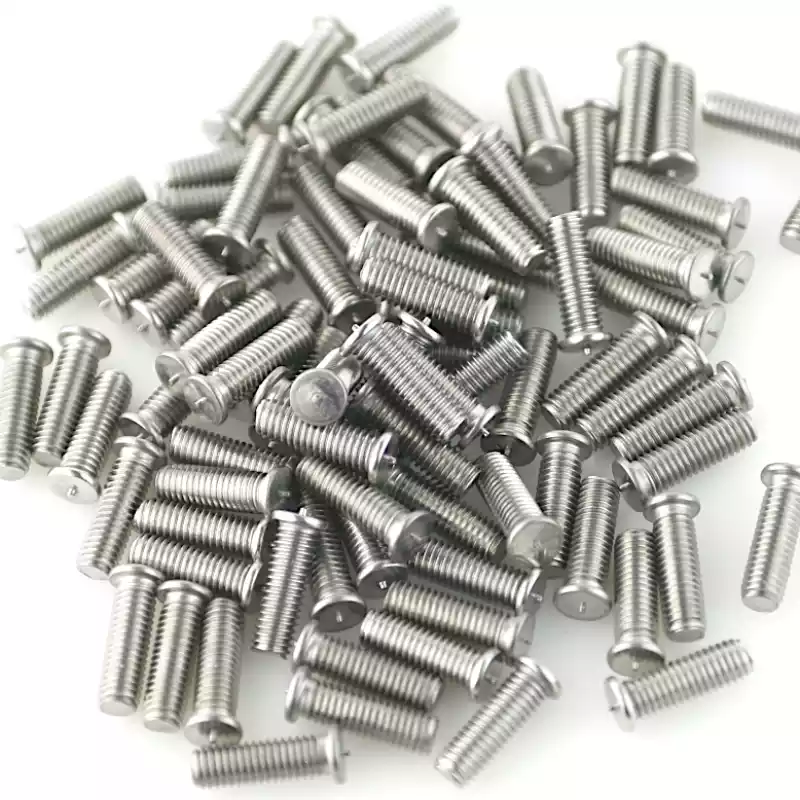 Product image extreme close up of Stainless Steel CD Weld Studs M5 x 16mm Length (A2 spec.)