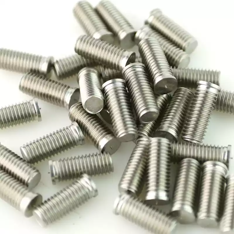 Product image extreme close up of Stainless Steel CD Weld Studs M10 x 25mm Length (A2 spec.)