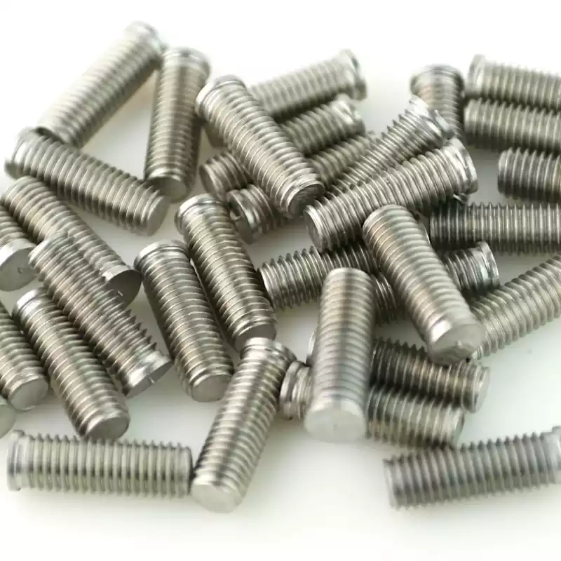 Product image extreme close up of Stainless Steel CD Weld Studs M10 x 30mm Length (A2 spec.)